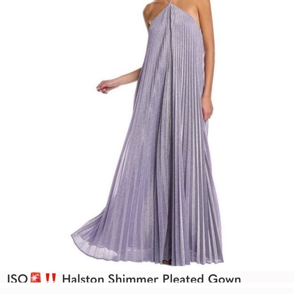 Halston Heritage Lavender Dress